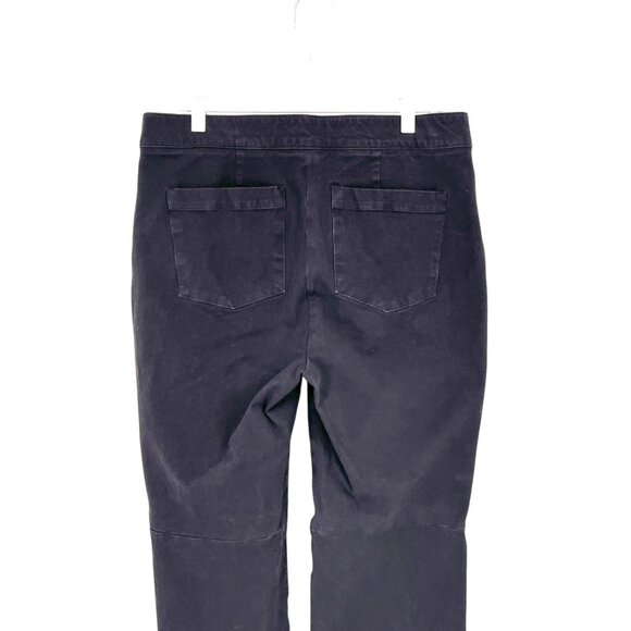 Spanx Slimming Stretch Cropped Black Pants Size Large - Picture 5 of 10